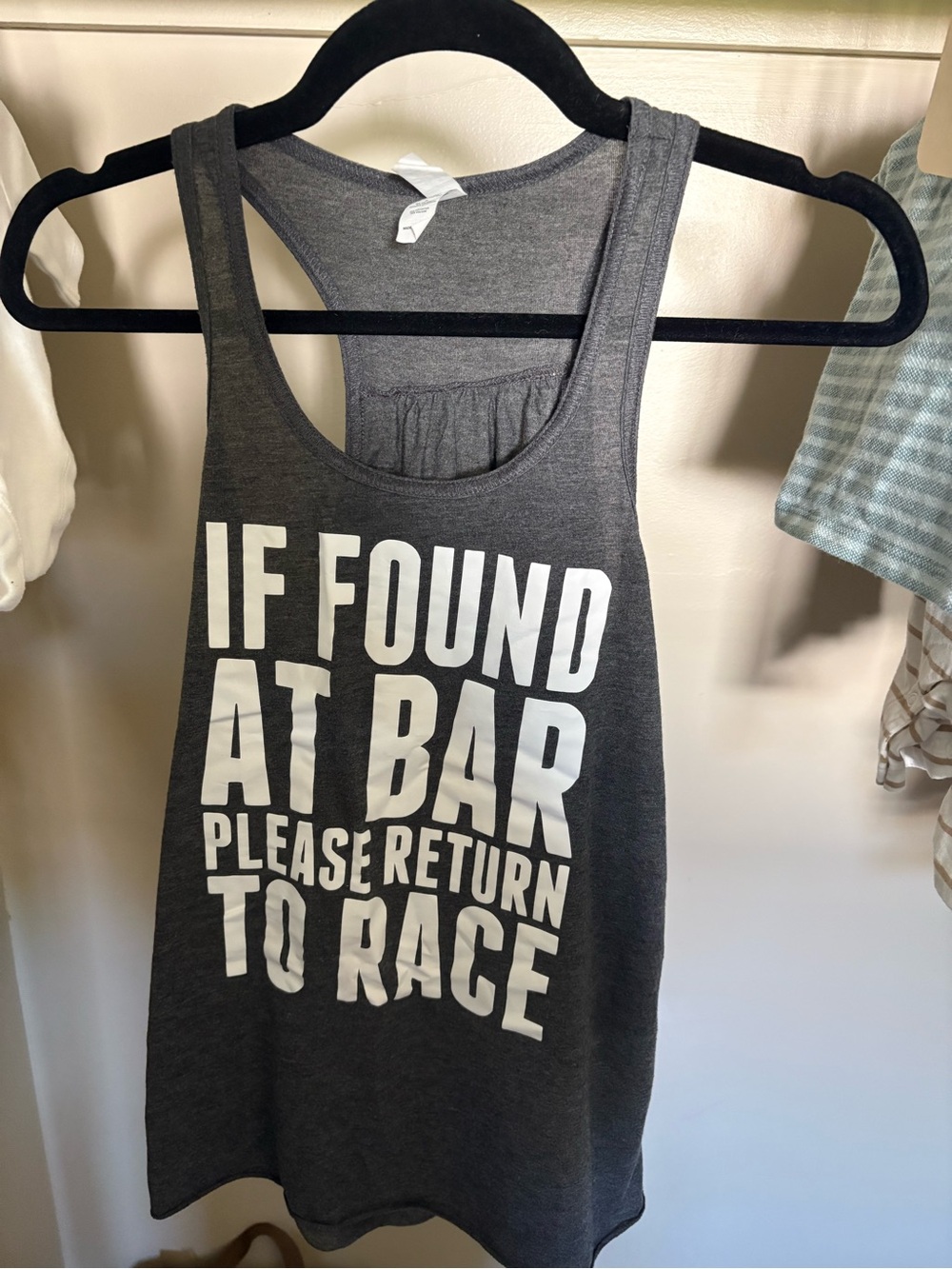 Bella Canvas Charcoal Racerback Tank